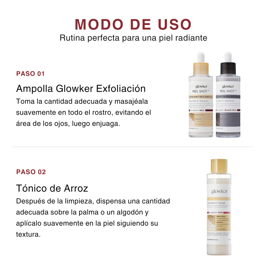 Doble Acción Exfoliante de Arroz – Piel Radiante, Suave y Sin Imperfecciones"