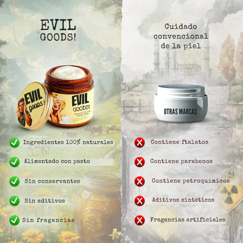 EvilGoods® - Crema Orgánica de Sebo de res