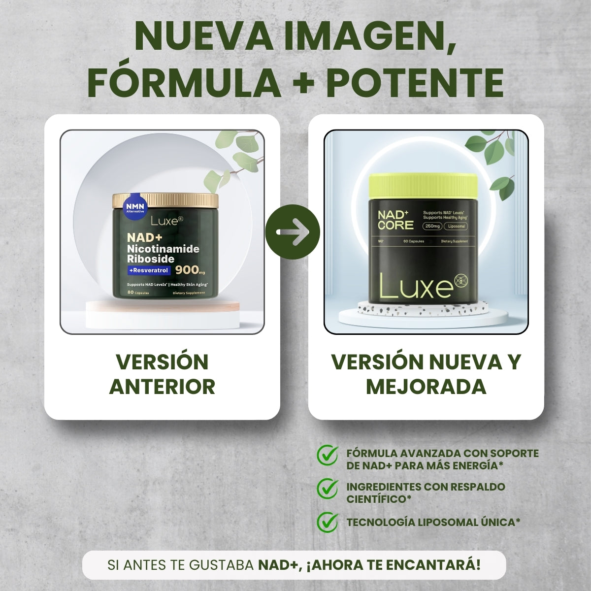 NAD+ de Alta Pureza Anti-Envejecimiento