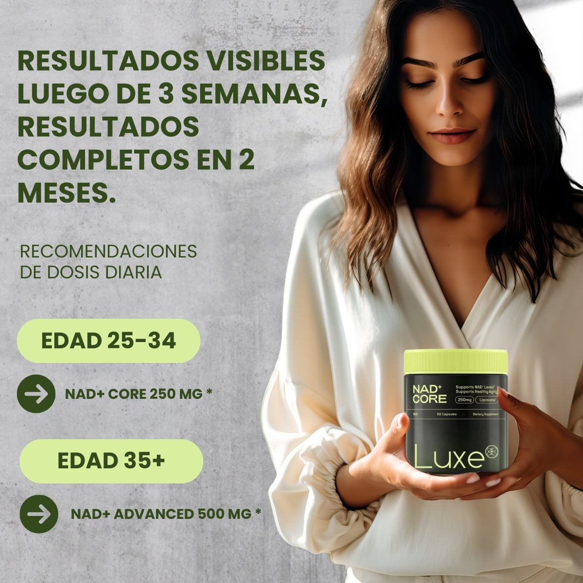 NAD+ de Alta Pureza Anti-Envejecimiento