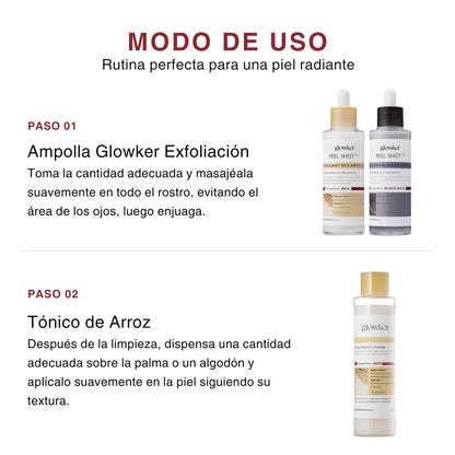 Doble Acción Exfoliante de Arroz – Piel Radiante, Suave y Sin Imperfecciones"