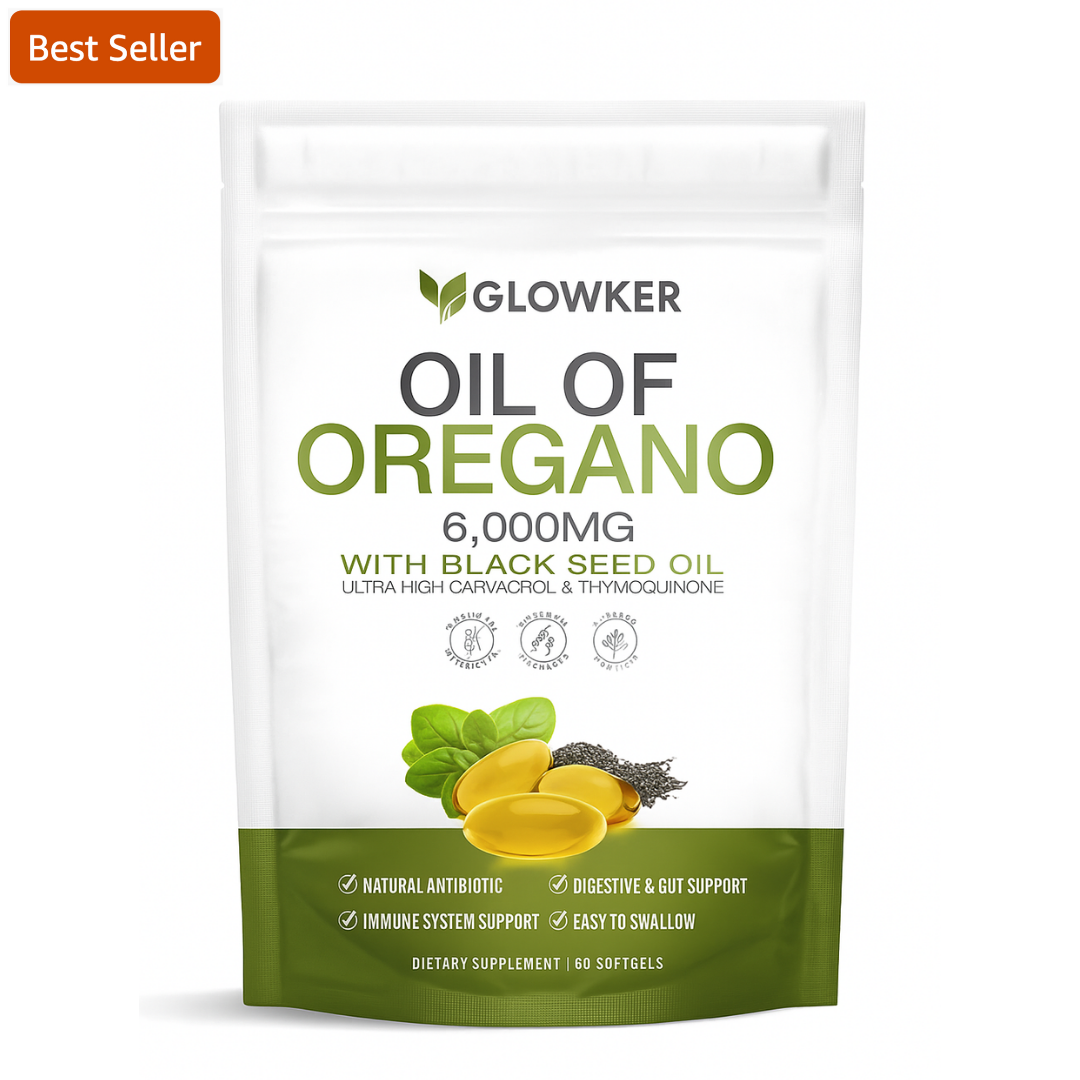 GLOWKER® Aceite de orégano con aceite de semilla negra