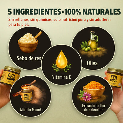 EvilGoods® - Crema Orgánica de Sebo de res